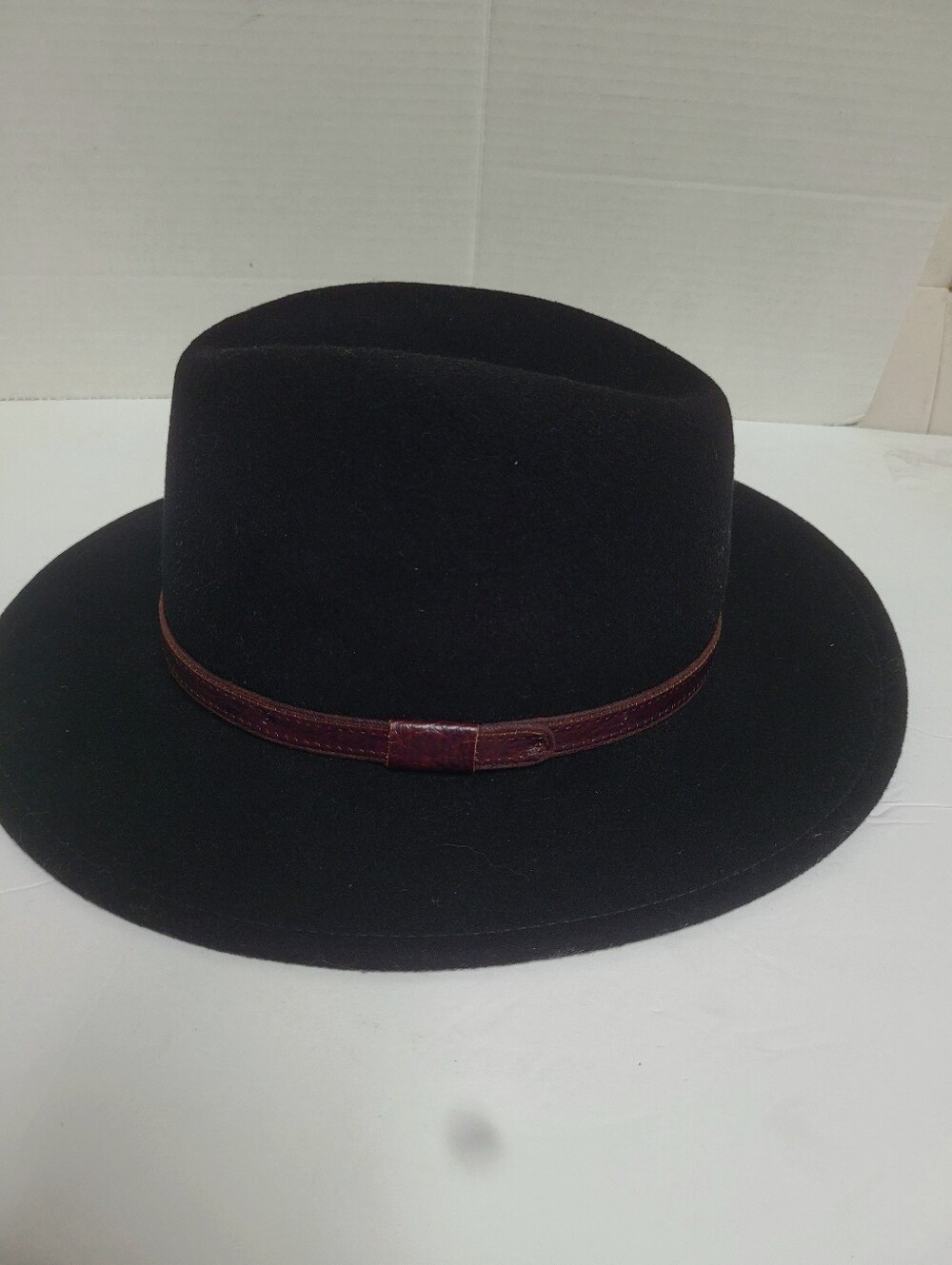 Country Gentleman Hamilton Wool Felt Fedora Hat - Black